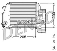 Ladeluftkühler DENSO DIT02024 für C6 AUDI A6 Aluminium Avant 4F5 TDI quattro