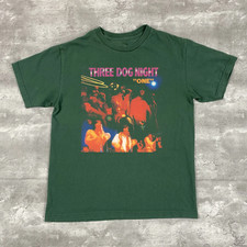 Three Dog Night Band One Album Forest Green Cotton T Shirt Size S-5XL BM2610