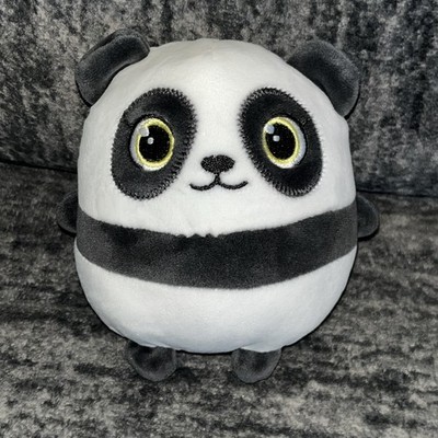 Mira Toys Panda Bear Plush Stuffed Mini Kellytoy 5'' Black White Super Soft