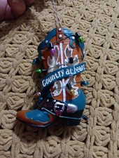 Cowboy Boot Ornament