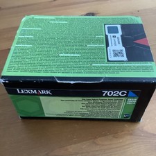 Original Lexmark 702C Cyan Return Program Toner Cartridge (70C20C0)