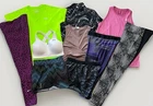 Womens Large Athletic Lot Nike Under Armour Leggings Shirts Shorts VS PINK