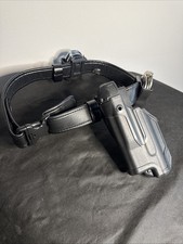 BLACKHAWK SERPA Duty Belt Setup Glock 17 22 31 Holster w/ 2 Handcuffs