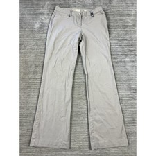 Michael Kors Pants Womens 4 Gray Gramercy Fit Straight Leg Mid Rise Twill