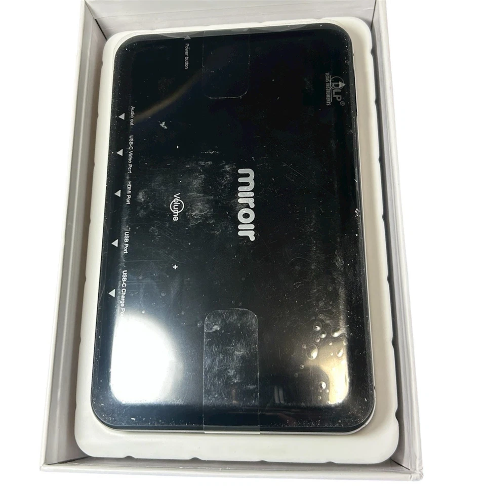 Miroir M220 HD Pro Portable 720p Projector Auto Focus + Keystone HDMI USB–C NEW - Image 3 of 4