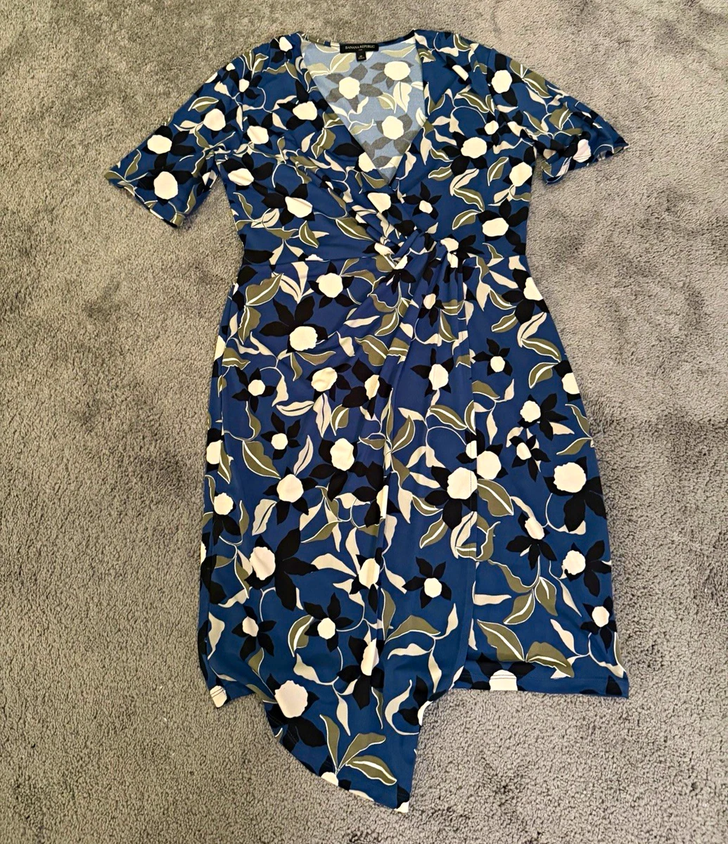 banana republic blue floral wrap dress Banana Republic | Dresses | Banana Republic Silk Lourdes Floral Wrap Dress