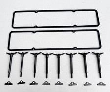 Sbc Rubber Valve Cover Gaskets Cal Custom Wing Nuts Retainer Old School Kit