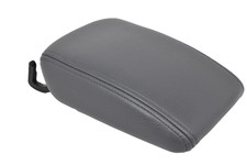 2003-2011 Saab 9-3 93 Center Console Gray Leather Armrest Lid Cover Oem 2003-2011 Saab 9-3 93 Center Console Gray Leather Armrest Lid Cover Oem