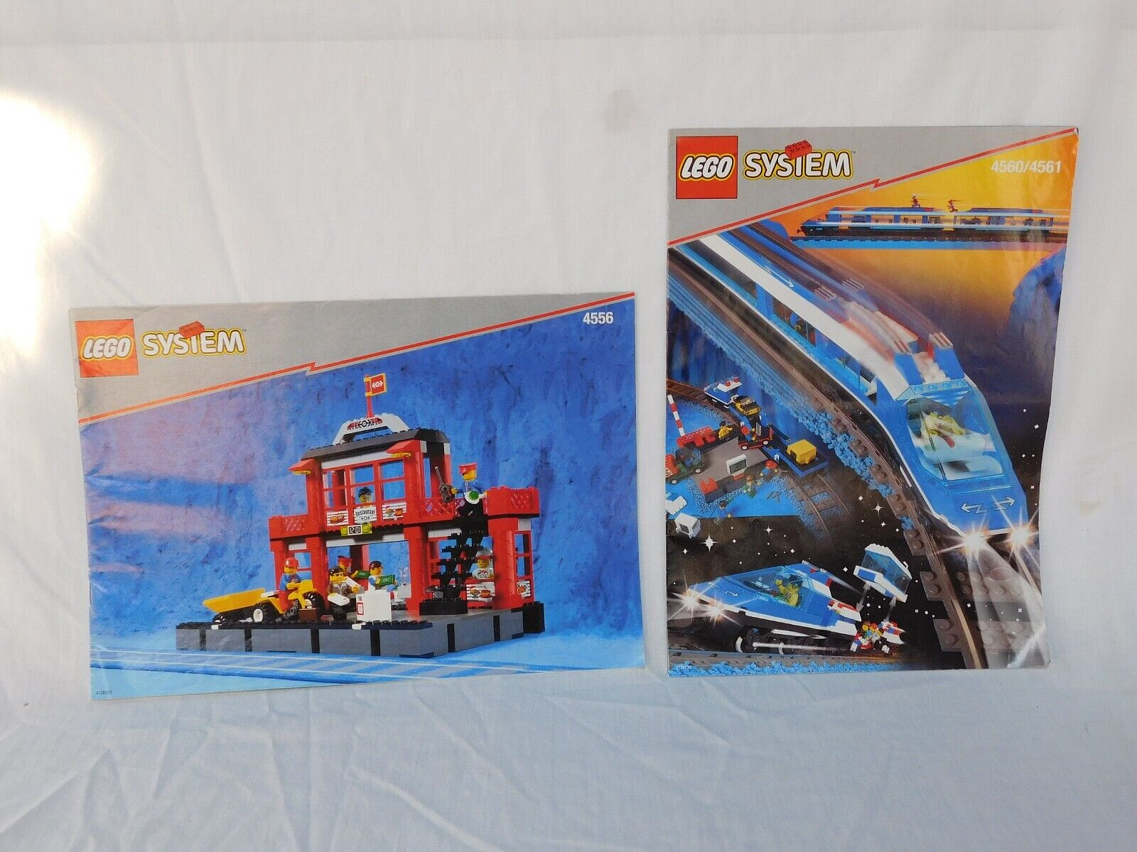 LEGO Train 4560 / 4561 Railway Express & 4556 Train Station Instructions Only