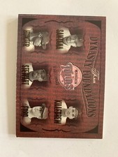 2005 Flair Dynasty Foundations Level 3 Jersey TWINS Santana, Hunter, Stewart /99