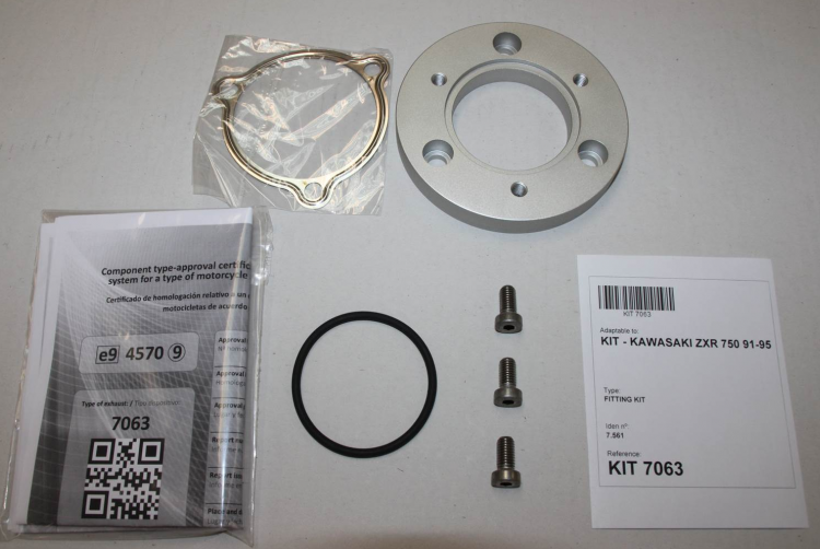 IXIL HEXOVAL STAINLESS STEEL MUFFLER KAWASAKI ZXR 750 1991 / 1995