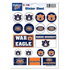 Auburn Tigers Vinyl Die-Cut Sticker Set / Decal Sheet *Free Shipping