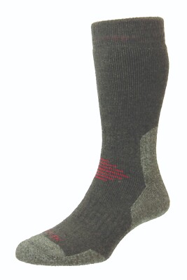 Bisley Protrek Bergsteigersocken zweifarbig grün passend Schuhgröße UK6-11 - NEU