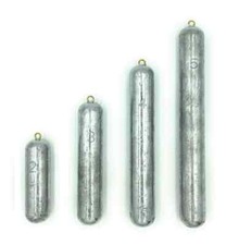 Deep Drop Weights 5 lb wgt / "4 pack", Round, (fits in rodholder) Free Shipping!