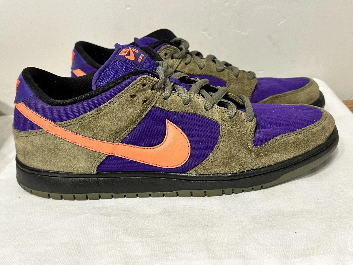 Nike Dunk Low Pro SB Olive Atomic Red Size 11 304292-265 RARE NO
