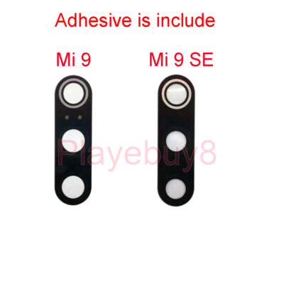 New Back Rear Camera Real Glass Lens Cover Adhesive For Xiaomi Mi 9 / Mi 9 SE