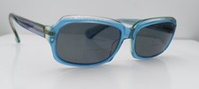 Vintage Chameleon Blue Purple Oval Sunglasses FRAMES ONLY