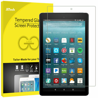 JETech Screen Protector for Amazon Fire 7 (2017 Release) Tempered Glass Film