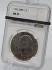 1972  P TYPE 3  IKE EISENHOWER DOLLAR NGC MS 65 -BT361