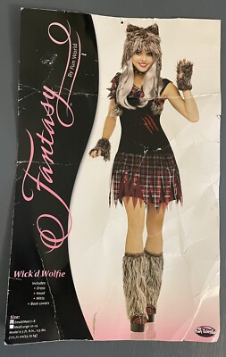 Wick'd Wolfie - Halloween Costume - Adult Small/Med 2-8