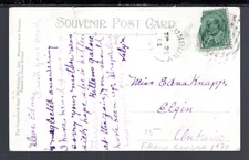 Ontario Split Ring Cancel-Sunbury-Frontenac  Cty - Open from 1894-1970 PPC  DPO