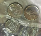 1943 PDS Lincoln Steel Wheat Cent Penny Set  {REPROCESSED}  FREE S&H