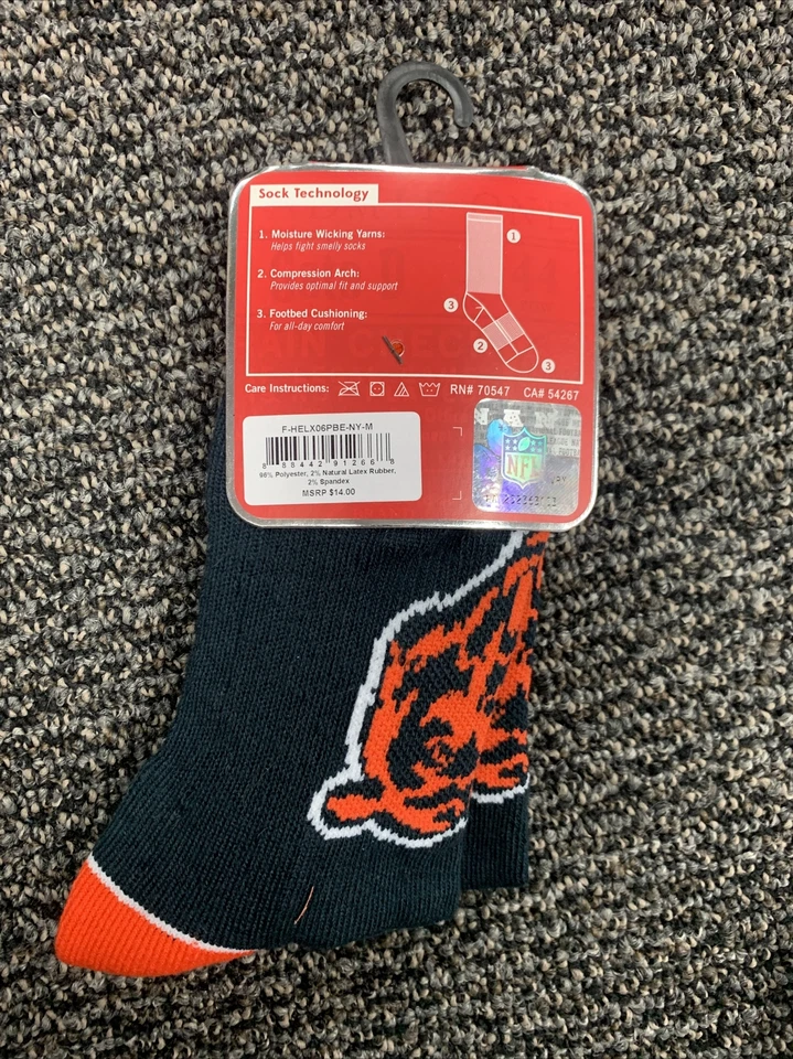 3 pares de calcetines unisex marca Chicago Bears NFL '47 precio de venta sugerido por el fabricante 14,98 USD Foto 4 de 4
