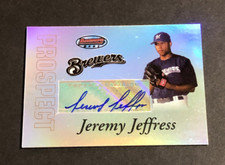 2007 Bowman's Best - Prospects Autograph #BBP52 Jeremy Jeffress Signed Auto