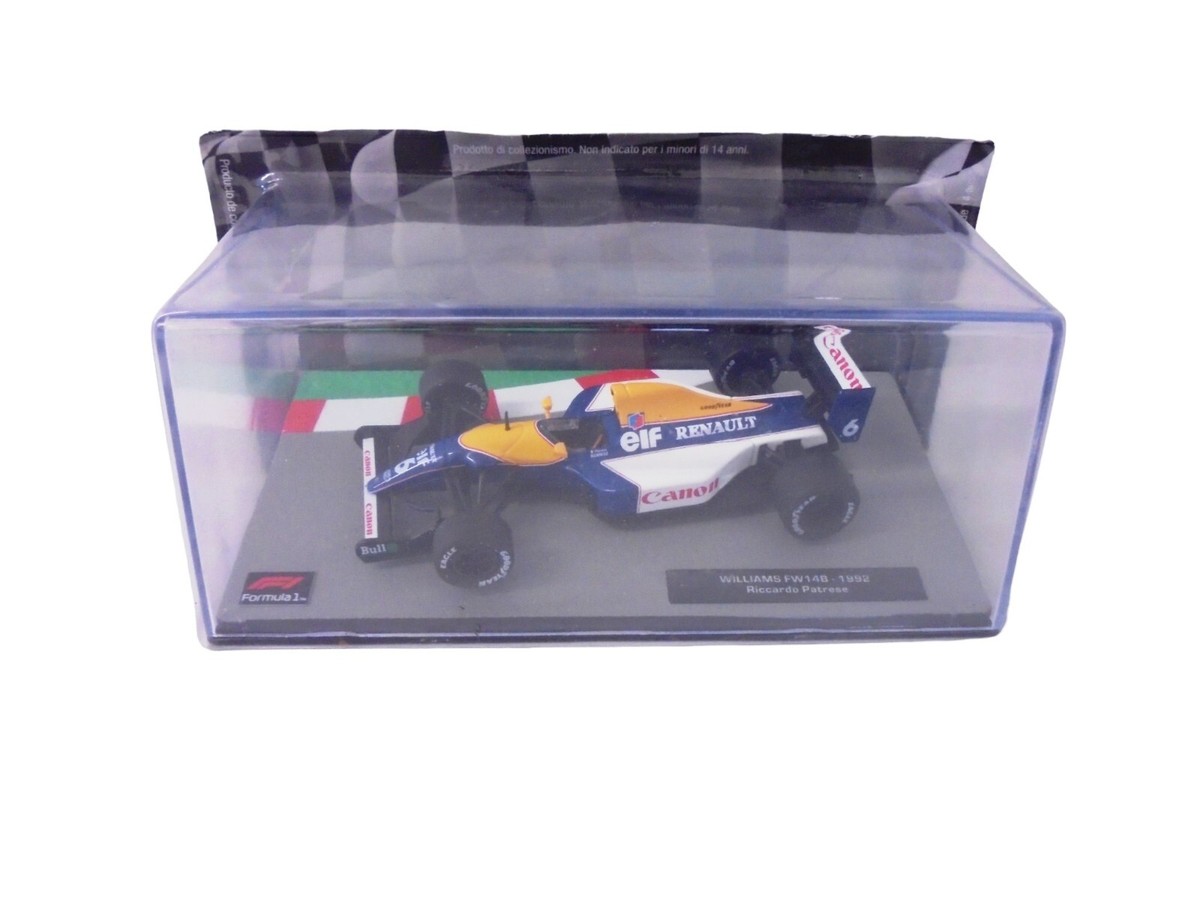 WILLIAMS FW14B Riccardo Patrese 1992 - 1:43 MODEL CAR F1 WILLIAMS FW14B Riccardo Patrese 1992 - 1:43 MODEL CAR F1