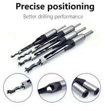 HSS Twist Drill Bits (6-25mm) for Woodworking, Auger and Mortising Chisel Tools