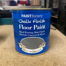*CHALK BASED* PAINT CHALKY MATT FINISH WATER-BASED PAINT  650ml Deep Anthracite