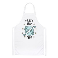 VerrüCkte Fisch Damen Stars Koch SchüRze - Lustig Tiere Kochen