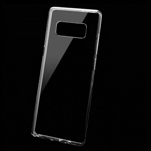 Samsung GALAXY Note 8 Silicone Rubber Gel Clear Transparent Soft Case Thin Cover - Image 2 of 4