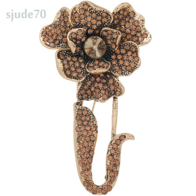Bouquet Charms For Wedding Rhinestone Brooch Pin Gold Crystal Brooch Pin Bridal Brooch Brooch Pins Women