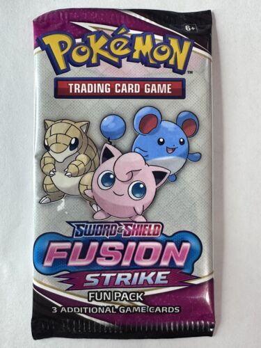 Pokemon Card - Fusion Strike - Fun Pack - 3 Cards - Factory Sealed - Afbeelding 1 van 1