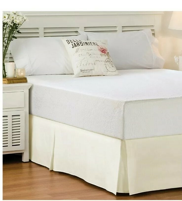 Lux Decor Collection Tailored Bedskirt king size *Vanilla*