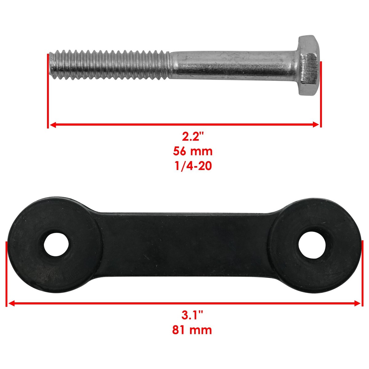 Caltric Grass Chute Latch & Hook Hardware Kit for Husqvarna