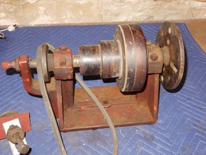 ANTIQUE LARGE WOOD LATHE HEADSTOCK eBay