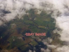 PHOTO  CLEUGHHEAD FARM FROM THE AIR SEEN THROUGH A BREAK IN THE CLOUD FROM A PRA