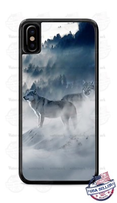 Legend of the Wolves White Wolves Phone Case Cover Fits iPhone Samsung LG etc 