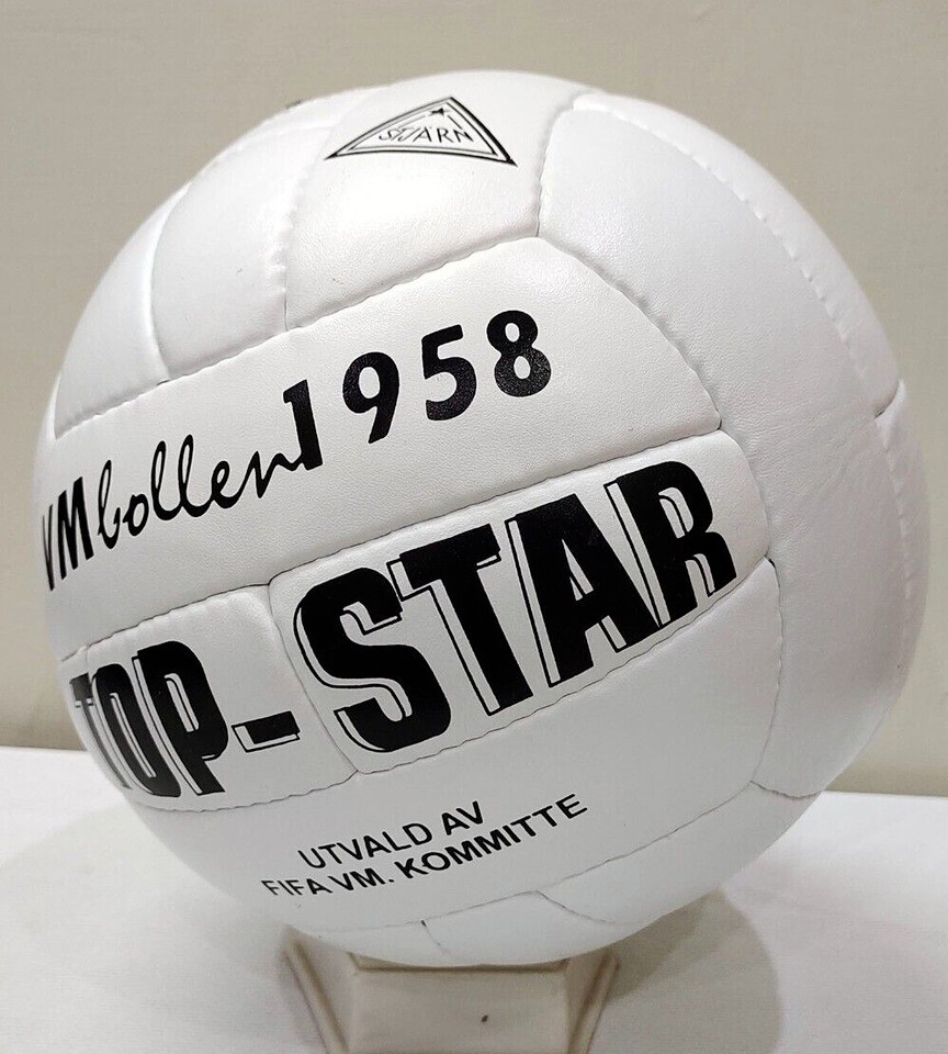 Top Star VM Bollen | 1958 FIFA World Cup Ball | GENIUNE LEATHER