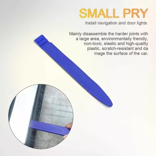 Plastic Trim Removal Pry Tool Set for Car Radio Panel Door Dash Clip Fasteners - Foto 9 di 15