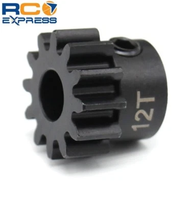 Hot Racing 12t Mod 1.5 Hardened Steel Pinion Gear 8mm Bore NSG12M15