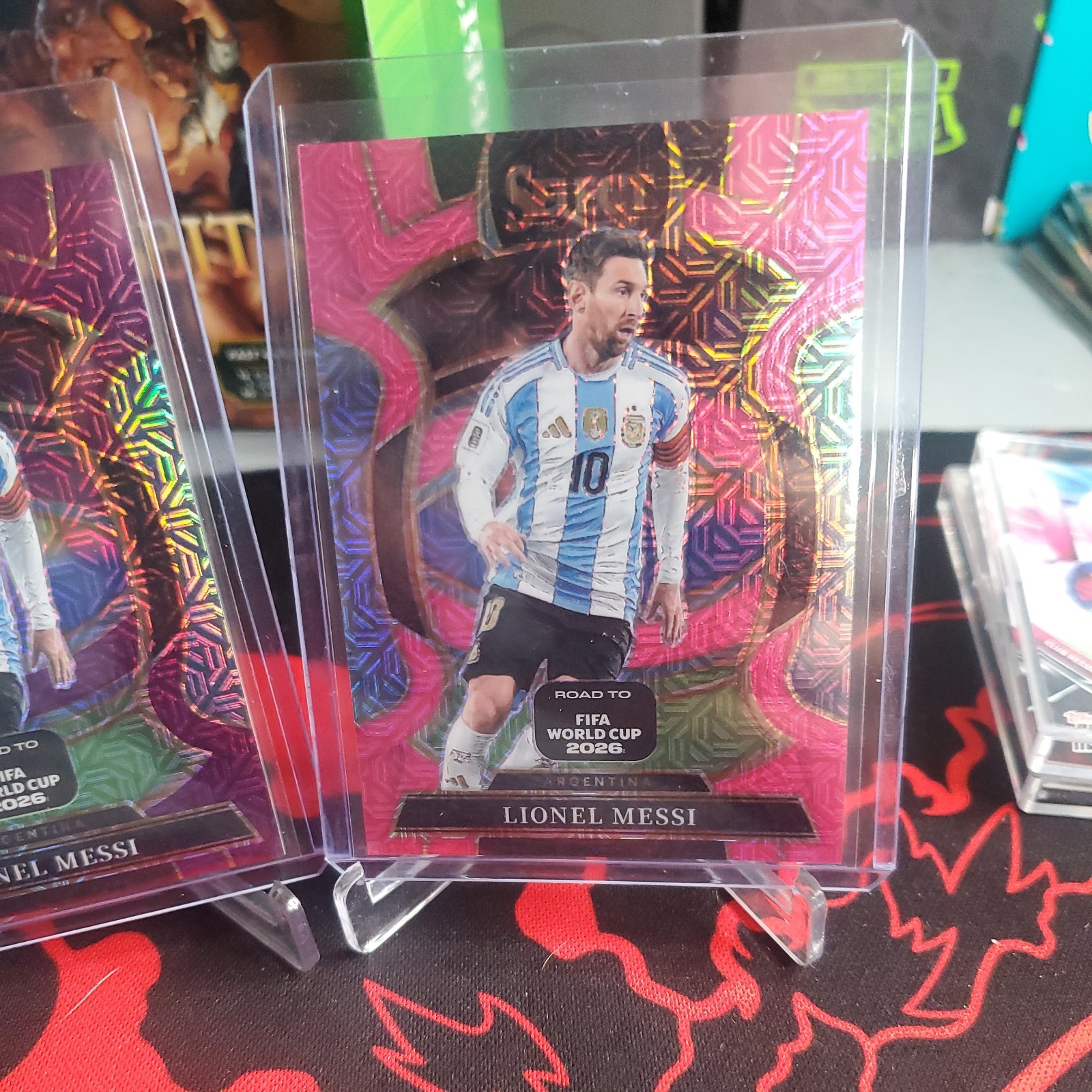 25-26 Panini Select- LIONEL MESSI - Pink mojo /399 Purple Mojo - #56 view 2