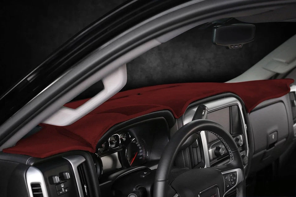 For Nissan Maxima 2009-2011 Coverking CDCV7NS7439 Velour Red Custom Dash Cover Foto 3 de 4