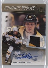 2023-24 Upper Deck SP Game Used Premium Materials 38/49 Joona Koppanen Auto 1ot4