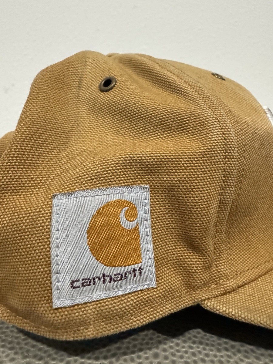 Texas Rangers Hat Carhartt 47 Snap Back Baseball Cap Brown Tan