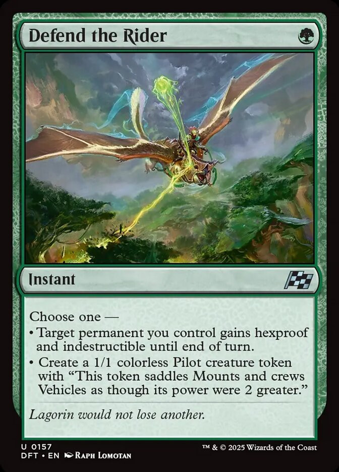 Magic the Gathering (mtg): DFT: Defend the Rider | eBay