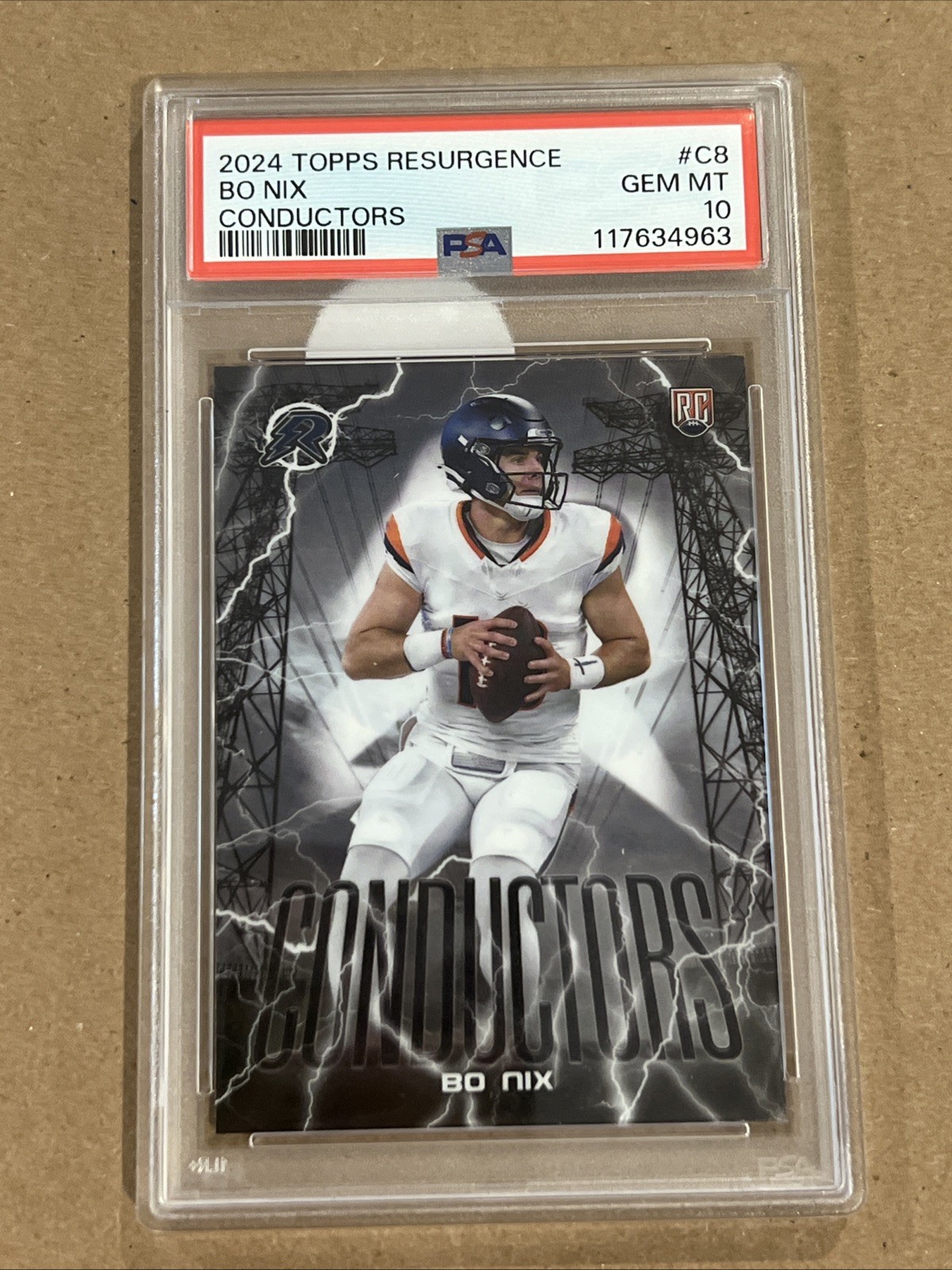 Bo Nix Topps Resurgence Conductors #C8 Base