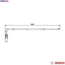 WARNING CONTACT BRAKE PAD WEAR 1 987 474 960 FOR BMW 3/E46/Convertible M54B30